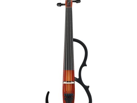 Yamaha SV255 Pro Series 5 String Silent 4 4 Violin Shaded Brown Finish Online