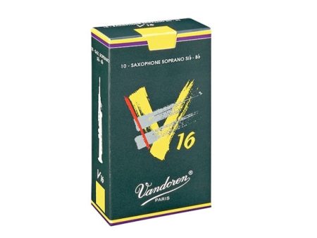 10-Pack of Vandoren 2.5 Soprano Saxophone V16 Reeds Fashion