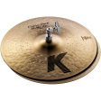 Zildjian 14” K Custom Dark Hi Hat Cymbals Hot on Sale