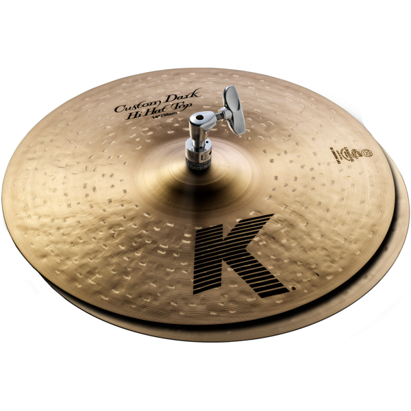 Zildjian 14” K Custom Dark Hi Hat Cymbals Hot on Sale