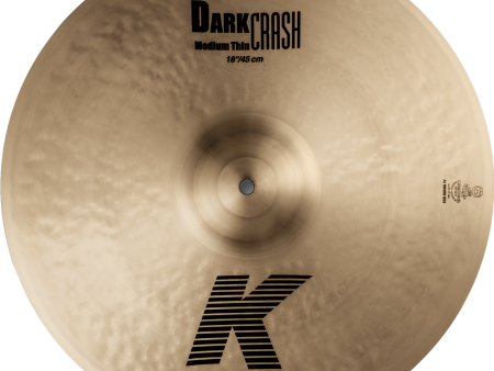 Zildjian 18” K Series Dark Crash Medium Thin Cymbal For Discount