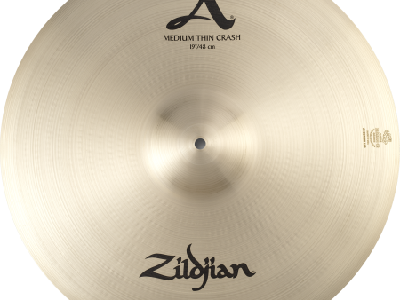 Zildjian 19” A Series Medium Thin Crash Cymbal For Sale