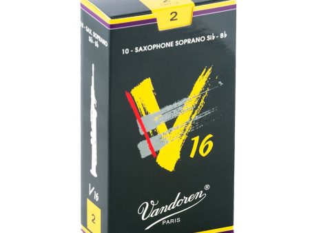 10-Pack of Vandoren 2 Soprano Saxophone V16 Reeds For Sale