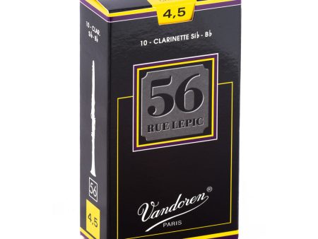 10-Pack of Rue Lepic Bb Clarinet Reeds 4.5 Online Sale