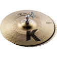 Zildjian 13.25  K Custom Hybrid Hi-Hat Cymbals Fashion