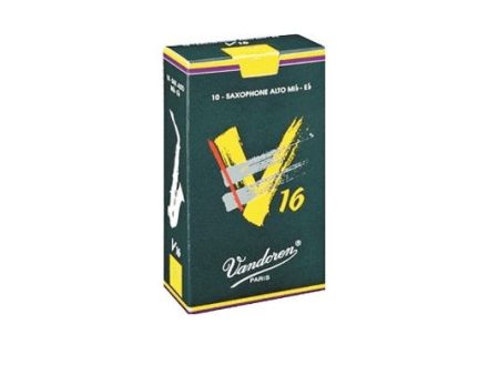 10-Pack of Vandoren 3 Alto Saxophone V16 Reeds For Sale