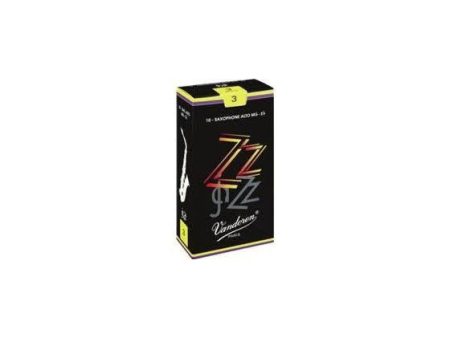 10-Pack of Vandoren 3 Alto Saxophone ZZ Reeds Cheap