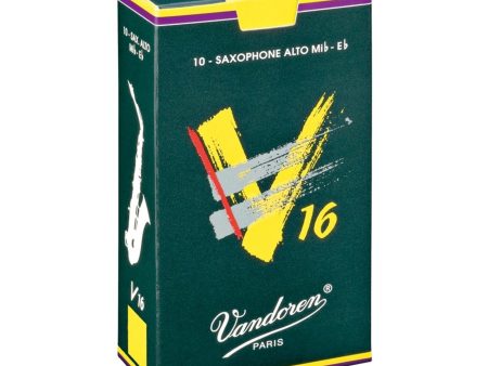 10-Pack of Vandoren 2.5 Alto Saxophone V16 Reeds Online now