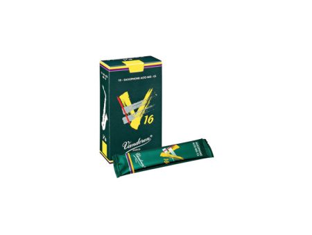 10-Pack of Vandoren 2 Alto Saxophone V16 Reeds Fashion