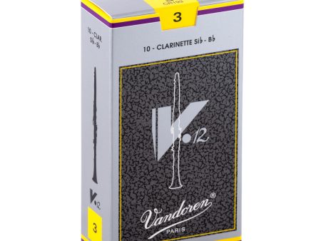 10-Pack of Vandoren 3 Clarinet V12 Reeds Online