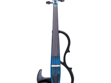 Yamaha SV200KBLU Silent Violin in Ocean Blue Instrument Only Online now