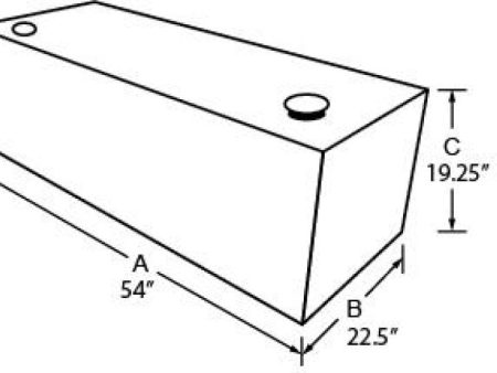 Tradesman Steel Full Size Rectangular Liquid Storage Tank - White For Sale