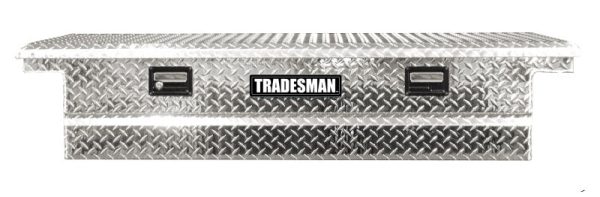 Tradesman Aluminum Economy Cross Bed Truck Tool Box (70in. Front Opening) - Brite Online