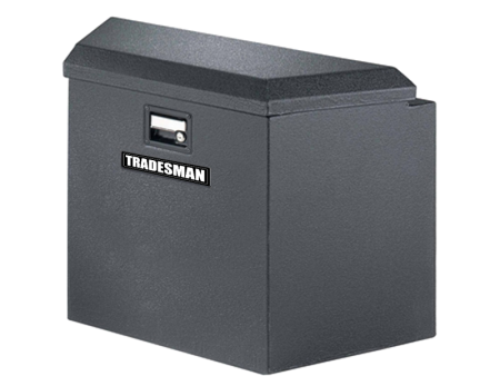 Tradesman Steel Trailer Tongue Storage Box (16in.) - Black For Cheap