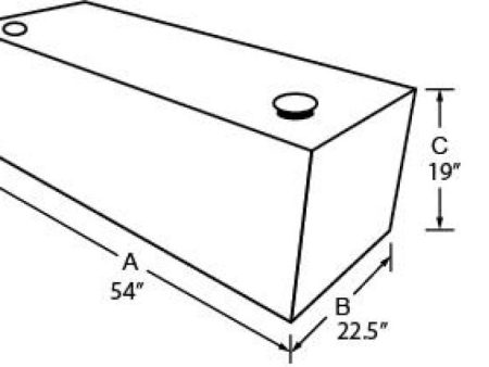 Tradesman Aluminum Rectangular Liquid Storage Tank (98 Gallon Capacity) - Black Fashion