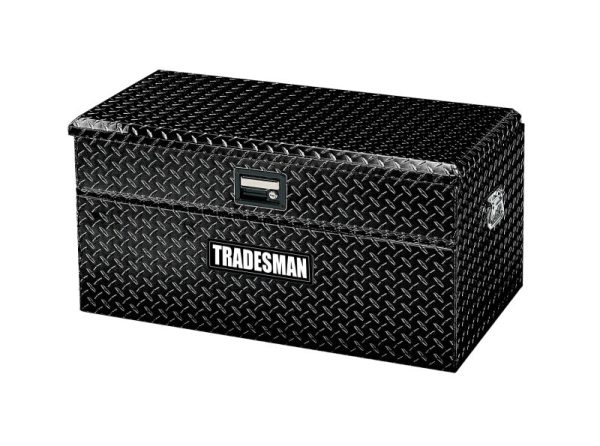 Tradesman Aluminum Flush Mount Truck Tool Box (36in.) - Black For Discount