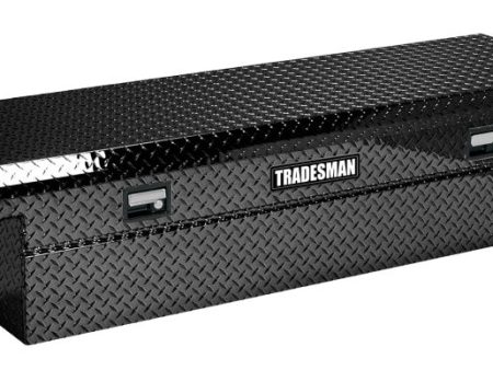 Tradesman Aluminum Economy Cross Bed Low-Profile Truck Tool Box (60in.) - Black Hot on Sale