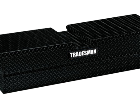 Tradesman Aluminum Gull Wing Cross Bed Truck Tool Box (70in.) - Black For Discount