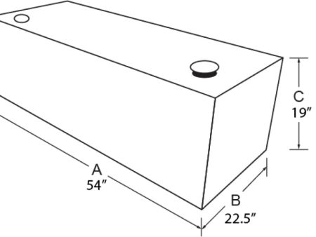 Tradesman Aluminum Rectangular Liquid Storage Tank (98 Gallon Capacity) - Brite on Sale