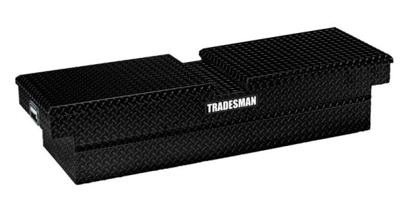 Tradesman Aluminum Economy Cross Bed Truck Tool Box (70in. Side Opening) - Black on Sale