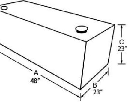 Tradesman Steel Rectangular Liquid Storage Tank (Full Size) - Black For Discount