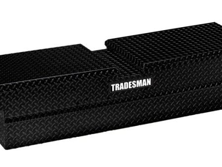 Tradesman Aluminum Economy Cross Bed Truck Tool Box (60in. Side Opening) - Black on Sale