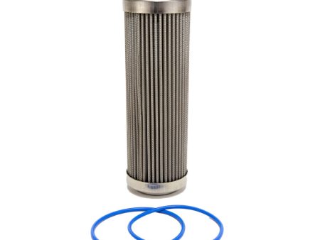 Fuelab 100 Micron Stainless Steel Replacement Element - 6in w 2 O-Rings & Instructions Discount