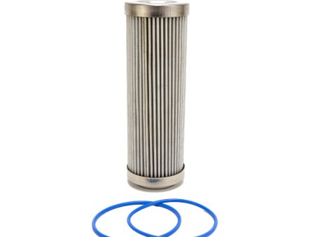 Fuelab 6 Micron Stainless Steel Replacement Element - 6in w 2 O-Rings & Instructions For Sale