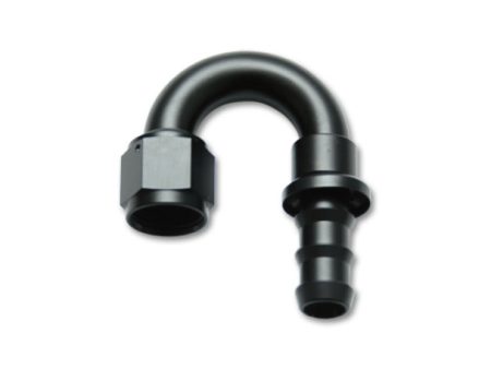 Vibrant -12AN Push-On 180 Deg Hose End Fitting - Aluminum Online now